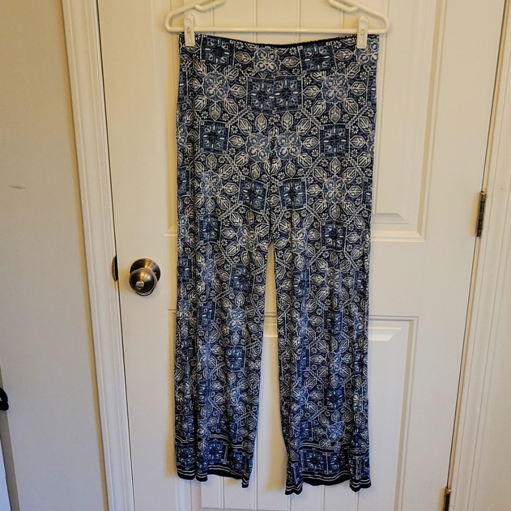 Blue Palazzo Pants